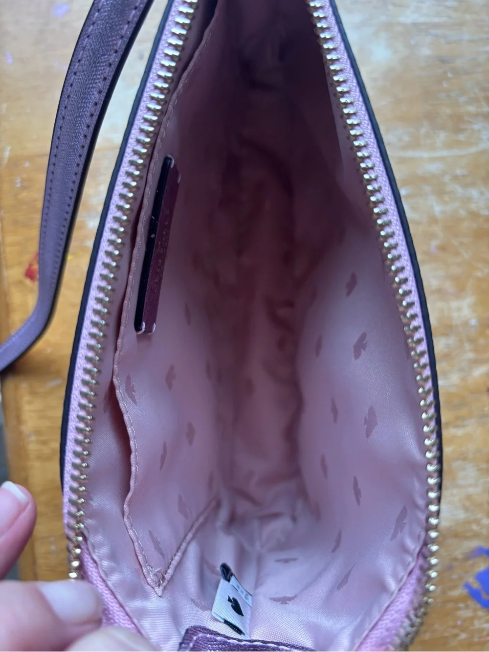 Kate Spade Rose Pink Glitter & Blush Crossbody Bag - Picture 8 of 12